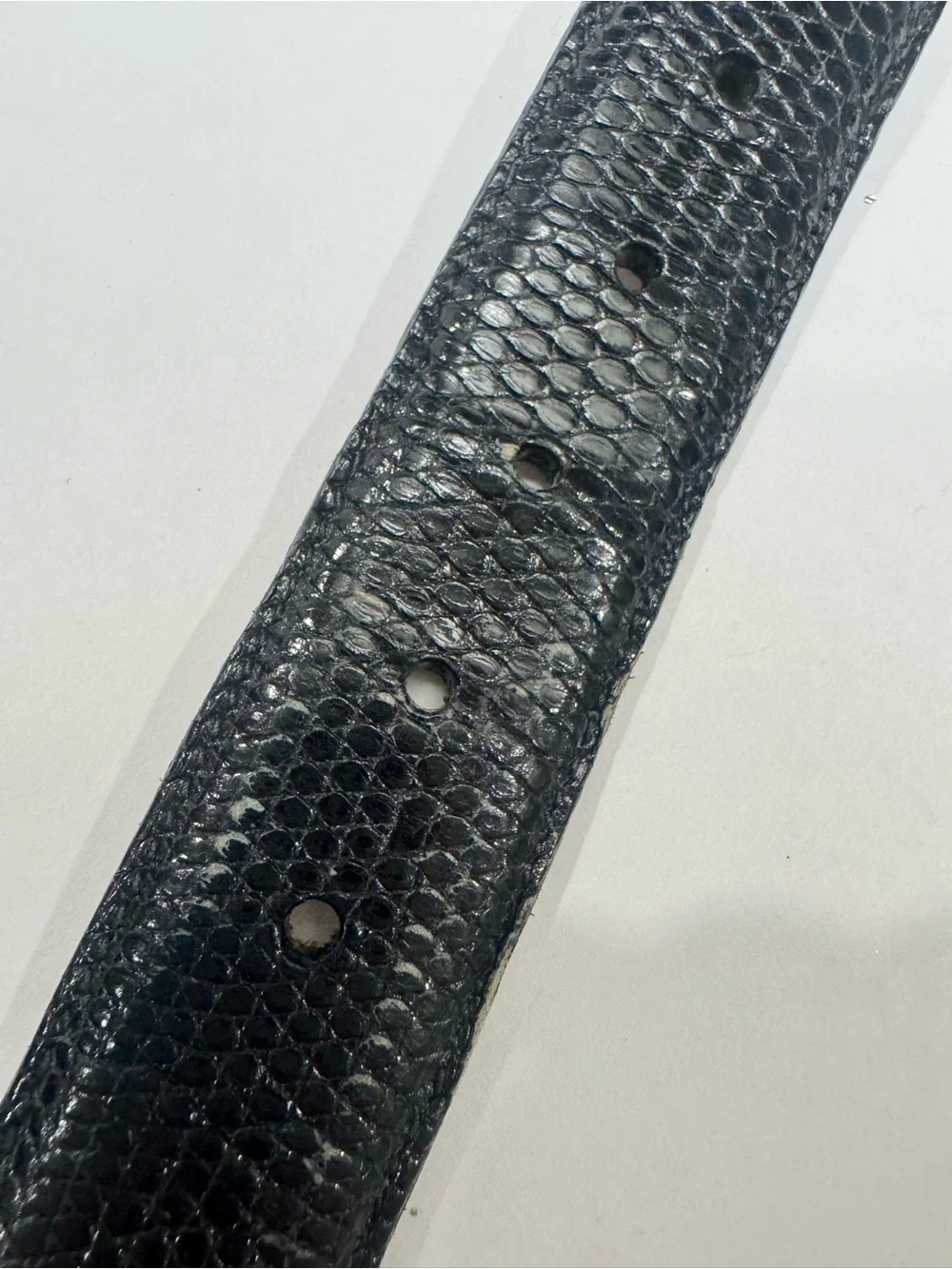 Trafalgar USA Handmade Java Lizard Belt - Brown Exotic Skin - Size 36